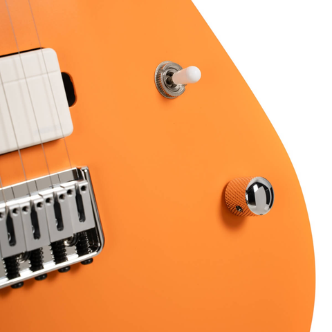 Guitarra Eléctrica Kx600 Infinite Ocs Cort Naranja Satin Con Estuche