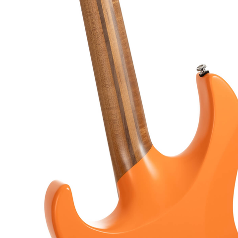 Guitarra Eléctrica Kx600 Infinite Ocs Cort Naranja Satin Con Estuche