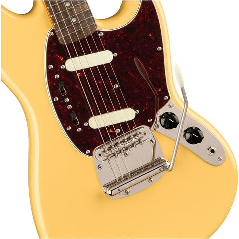 Guitarra Electrica Fender Squier "Mustang Classic Vibe 60s" Amarillo Vintage