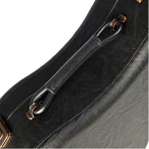Estuche Rígido Fibra de Poliuretano Alhambra para Guitarra Clásica y Flamenca 4/4 Negro