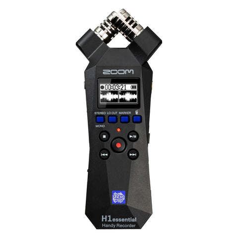 Grabadora Portátil Zoom H1essential 32-Bit Float con Micrófonos Estéreo XY USB-C