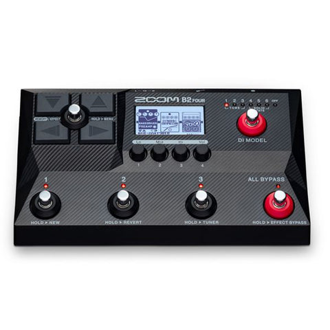 Pedal Multiefecto Para Bajo Zoom B2 Four