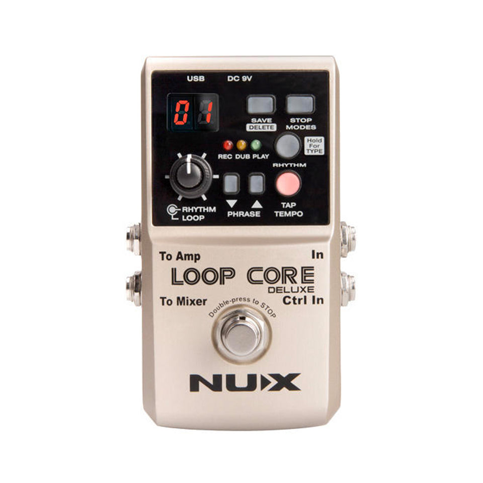 PEDAL NUX EFECTO LOOP CORE DELUXE SILVER