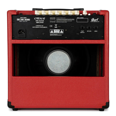 Amplificador Para Guitarra Electrica Cort Cm30r Rojo