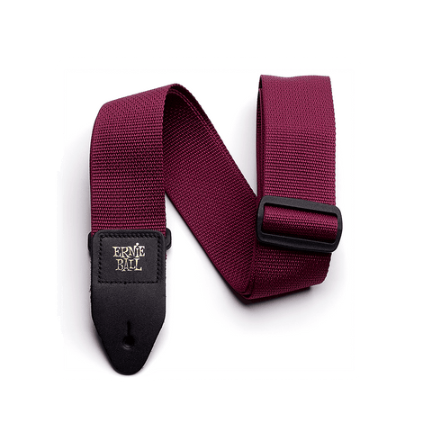 ERNIE BALL GUITAR STRAP P04047 BURGUNDY