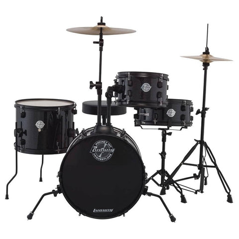 Bateria Acustica Ludwig Pocket Kit 4pc Black