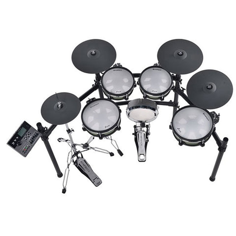 Batería Eléctrica Hampback ACE-750 Con Malla 948 Sonidos Y Bombo 12”