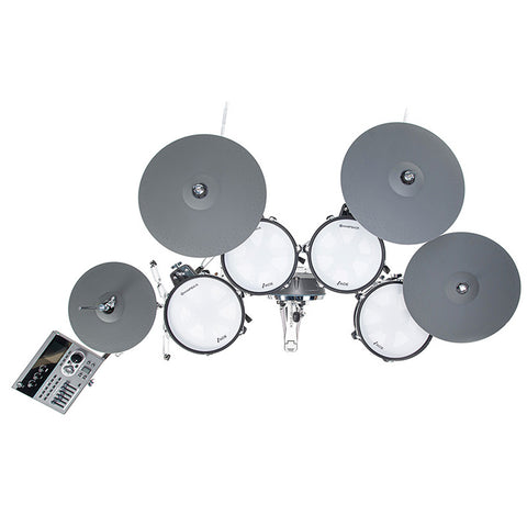 Batería Eléctrica Hampback ACE-970 Con Malla Doble Capa Y Hi-Hat Físico