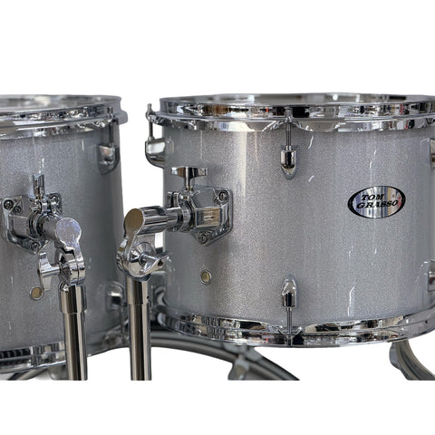 Batería Acústica Completa Plateada JBP0765B 5 Piezas Con Platillos Y Silla