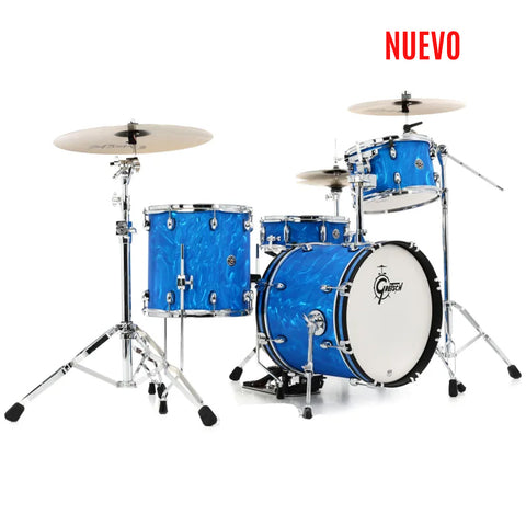 Bateria Acustica Gretsch Catalina Club Shell Pack Ct1-J484 - Blue Satin Flame