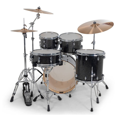 Bateria Acustica Gretsch Catalina Maple Shell Pack Fusion 5pc Black Stardust