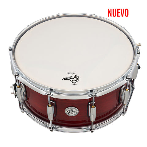 Redoblante Full Range Gretsch 14x6.5 Mahogany/Maple Gloss