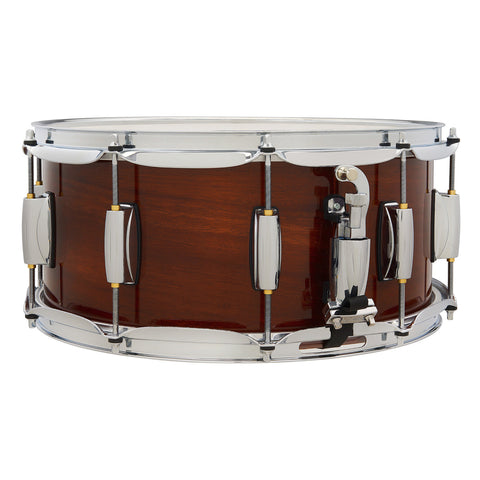 Redoblante Full Range Gretsch 14x6.5 Mahogany/Maple Gloss