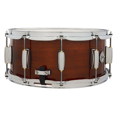 Redoblante Full Range Gretsch 14x6.5 Mahogany/Maple Gloss