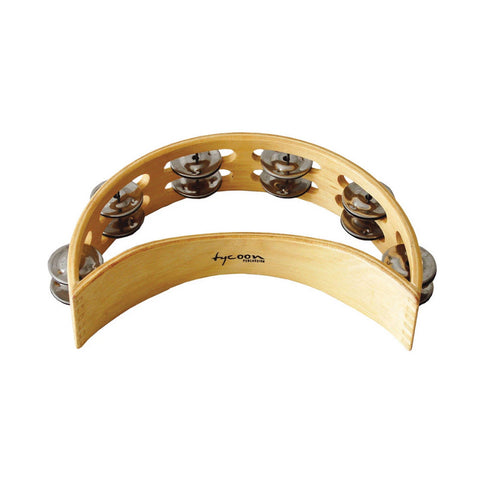 Pandereta Tycoon Luna Doble Fila Madera Tbm