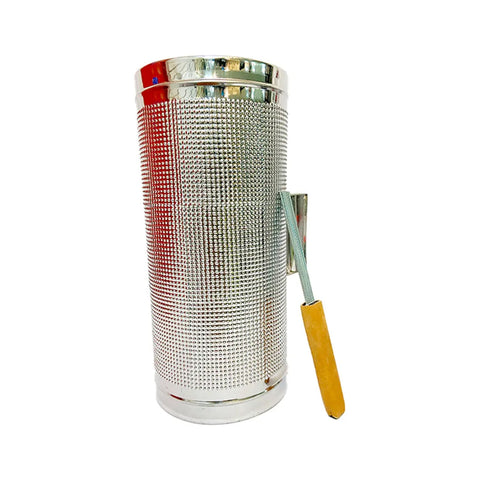 Guiro Acero Inox Merenguera Grande #18 Con Trinche