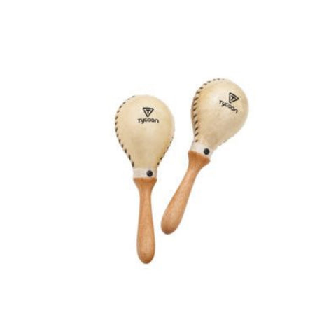 Maracas Tycoon Piel Vaca Round Natural Tmsc-120