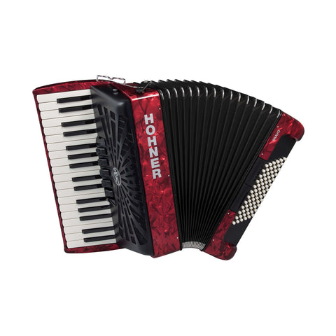 Acordeon Hohner Bravo III 72 Bajos Rojo
