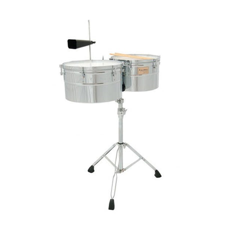 Timbales Tycoon 14"-15" Cuerpo En Cromo