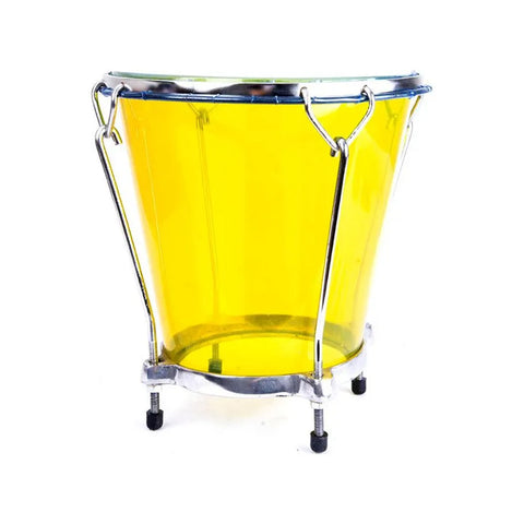 Caja Vallenata Acrilica Amarilla