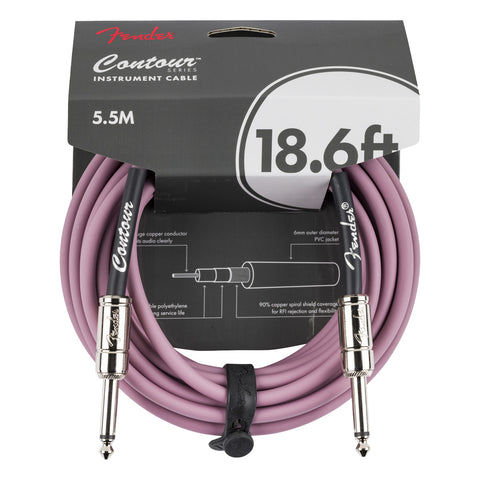 Cable Fender Series  Contour 5,5 Metros Burgundy