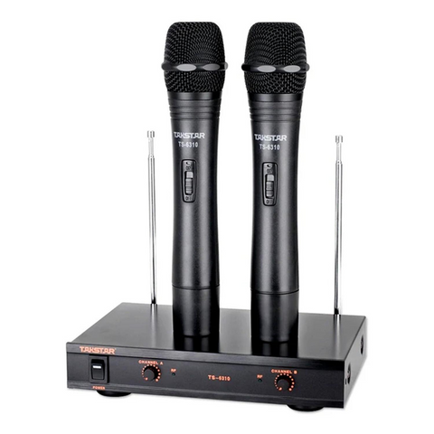 Microfono Inalambrico Profesional Doble De Mano