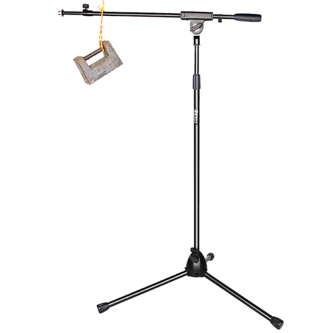 Base Para Microfono Telescopio Boom Aluminio Tom Grasso Ms005t