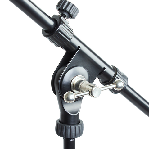 Base Para Microfono Telescopio Boom Metal Tom Grasso Ms003t