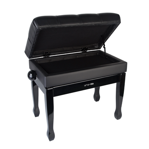 Silla Para Piano Graduable Con Cajón Deluxe Tom Grasso Sb020