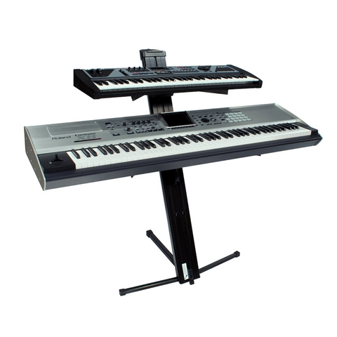 Stand Aluminio Para Dos Teclados Tom Grasso Ks1000w