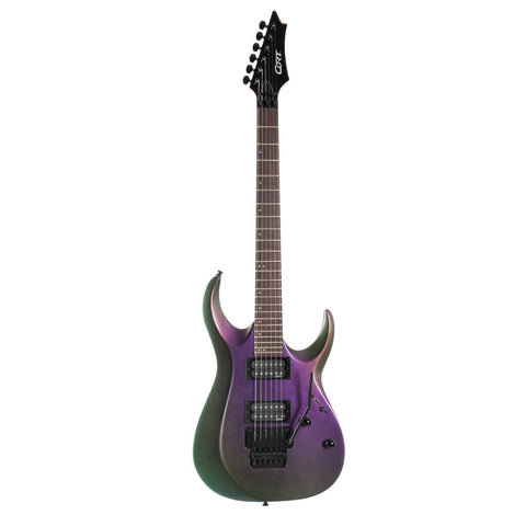 GUITARRA ELECTRICA CORT X300 VERDE CAMALEONICO