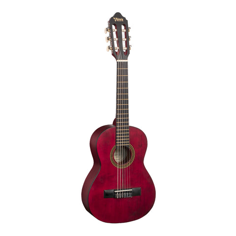 GUITARRA CLASICA VALENCIA 4/4 VC204TWR ROJA