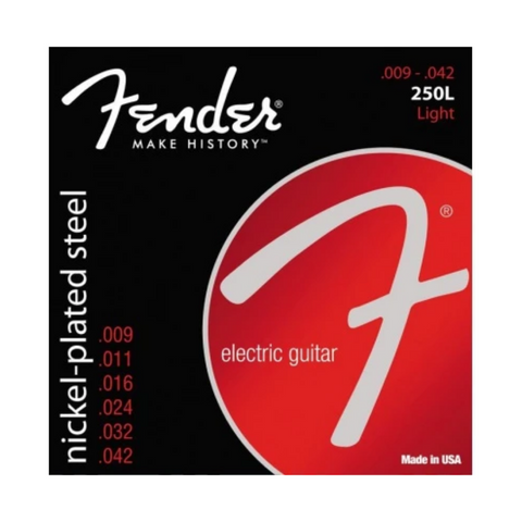 SET DE CUERDAS PARA GUITARRA ELECTRICA FENDER CALIBRE 9/42