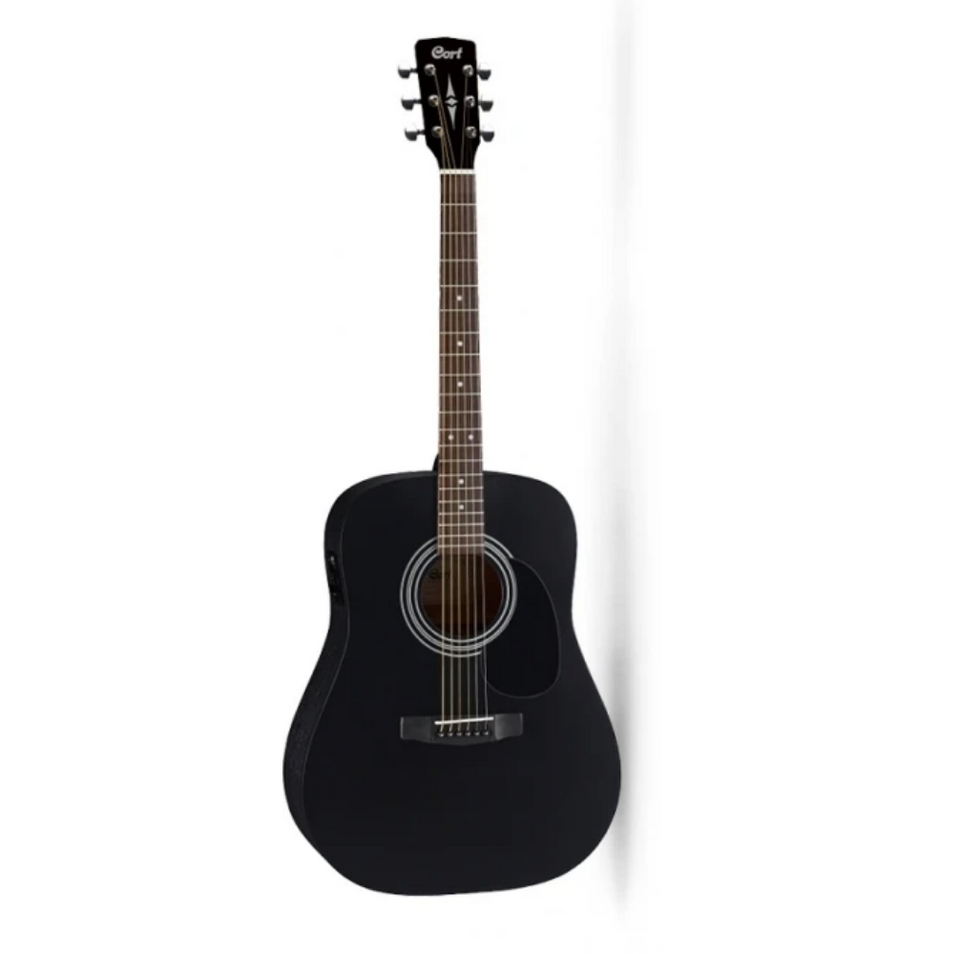 ELECTROACOUSTIC GUITAR CORT AD810E / Steel Strings / Black / with Case