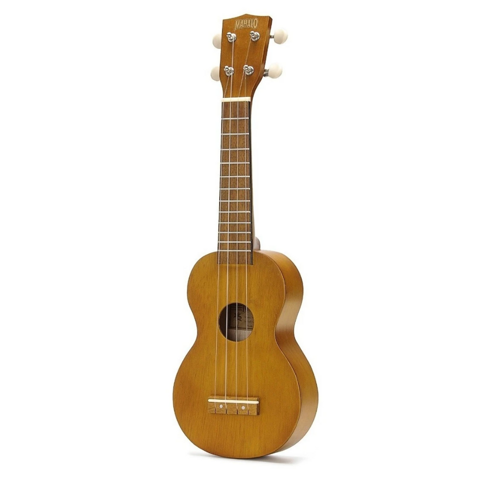 MAHALO SOPRANO BROWN UKULELE INCLUDES STARTER PACK AND CASE