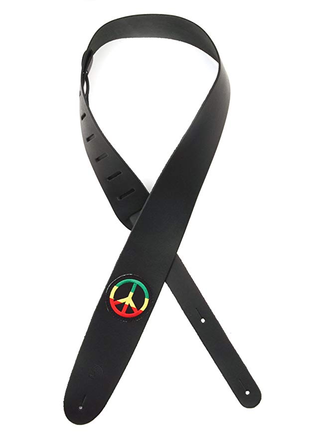 PLANET WAVES ICON GUITAR STRAP PLANET LOCK SYSTEM PEACE SIGN 