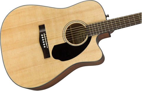 GUITARRA ELECTROACUSTICA FENDER DREADNOUGHT "CD-60SCE" NATURAL