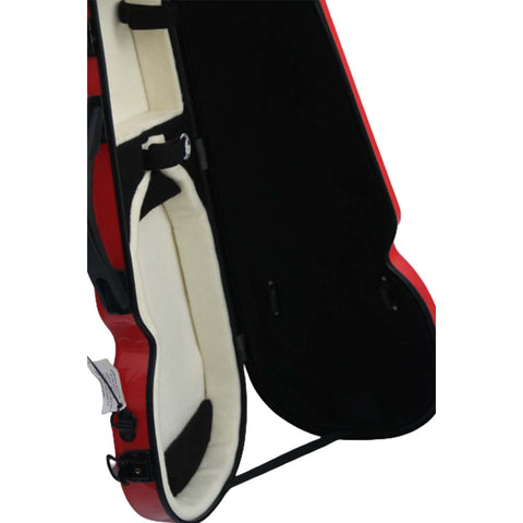 VERONA 4/4 FIBERGLASS VIOLIN CASE.