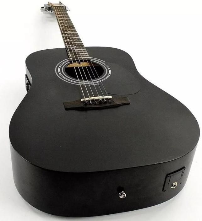 ELECTROACOUSTIC GUITAR CORT AD810E / Steel Strings / Black / with Case