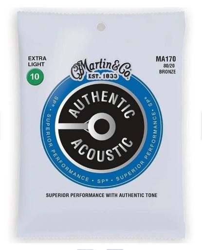 MARTIN ACOUSTIC GUITAR STRING SET CALIBER 10-47 EL AUTHENTIC