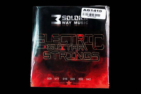 (EV) (R-50) GUIT STRINGS SET. ELEC. CAL 9 SUPER LIGHT SOLDIER