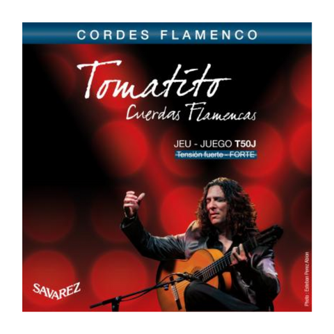 SET DE CUERDAS  PARA GUITARRA FLAMENCA SAVAREZ TENSION FUERTE T50J