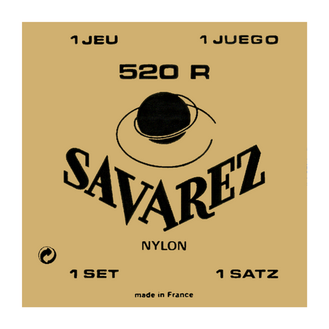 SET DE CUERDAS  PARA GUITARRA CLASICA SAVAREZ TENSION NORMAL 520B