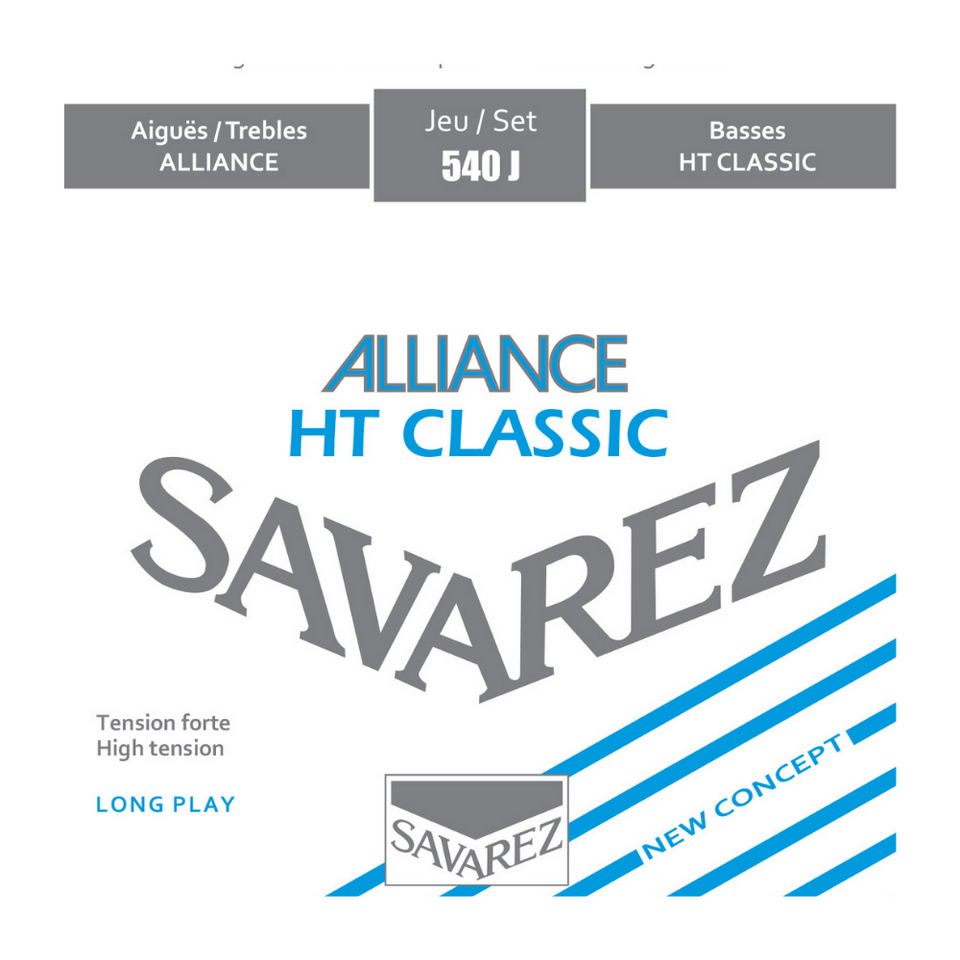 SAVAREZ CLASSICAL GUITAR STRING SET STRONG TENSION 540J. 
