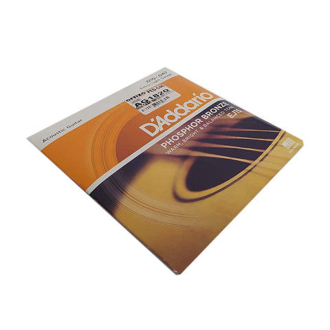 SET DE CUERDAS PARA GUITARRA ACÚSTICA D´ADDARIO CALIBRE 10/47 EJ15