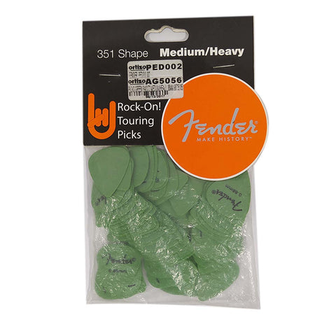 FENDER PICKS CALIBER .88 72 UND GREEN