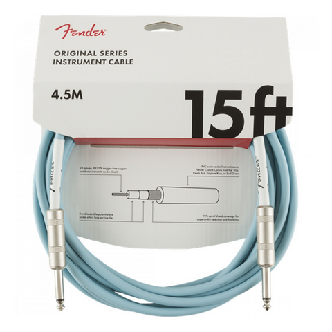 FENDER ORIGINAL SERIES CABLE 4.5 METERS BLUE 