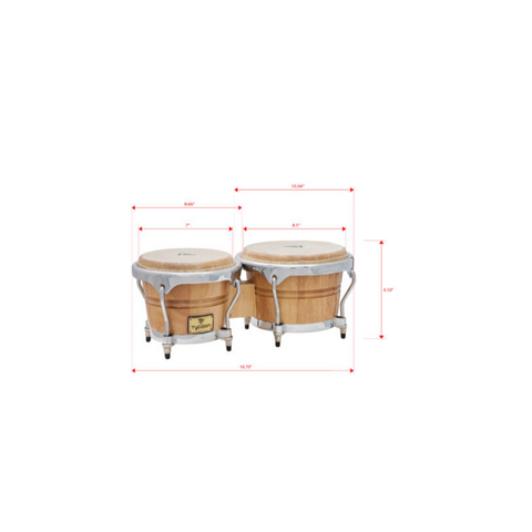 TYCOON MASTER CLASSIC SERIES NATURAL BONGOS MTBC-C N