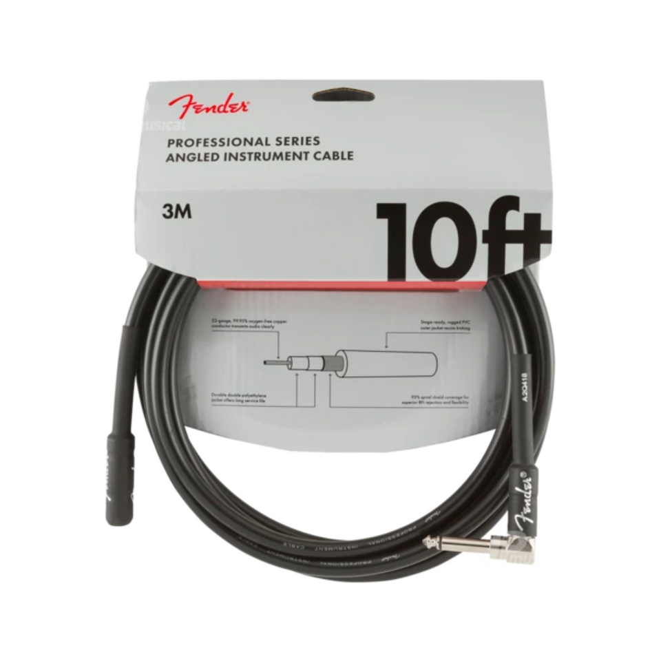 FENDER CABLE IN POINT L 3 METERS BLACK