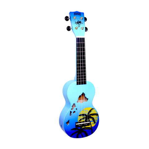 UKULELE MAHALO SOPRANO HAWAII - AZUL